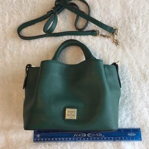 Dooney Bourke Green Purse, mini Barlow